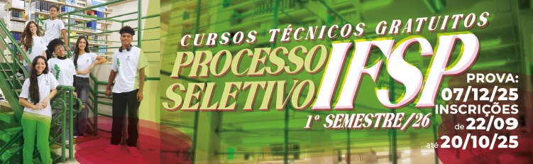Processo Seletivo 2026 do IFSP