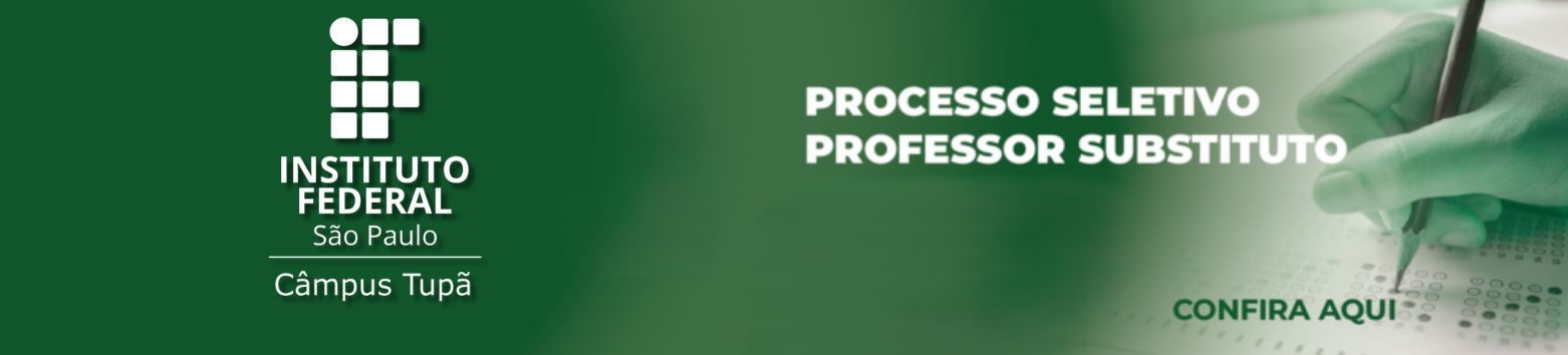Processo Seletivo Simplificado Professor Substituto